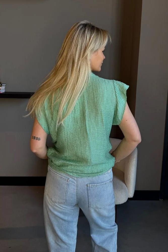 MARIT BLOUSE 10843 GREEN